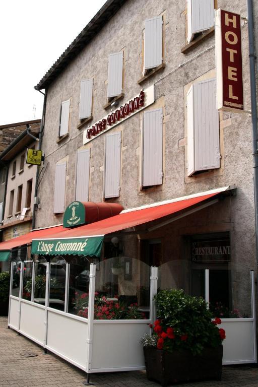 Logis Hotel L'Ange Couronne Belleville-sur-Saone Bagian luar foto